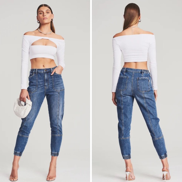 Retrofete Carter Jogger/Barrel Denim Jeans Size 31 - Picture 1 of 16